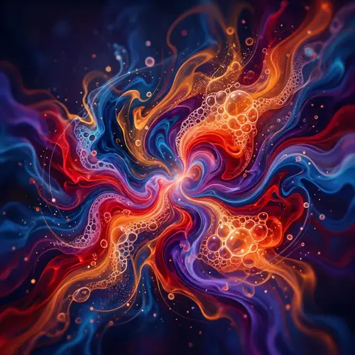 Abstract Chemical Reactions: Colorful Dynamics