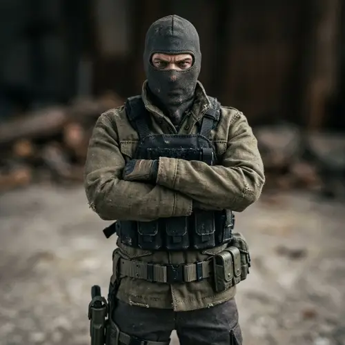 CSGO Terrorist Separatist Action Figure Photography