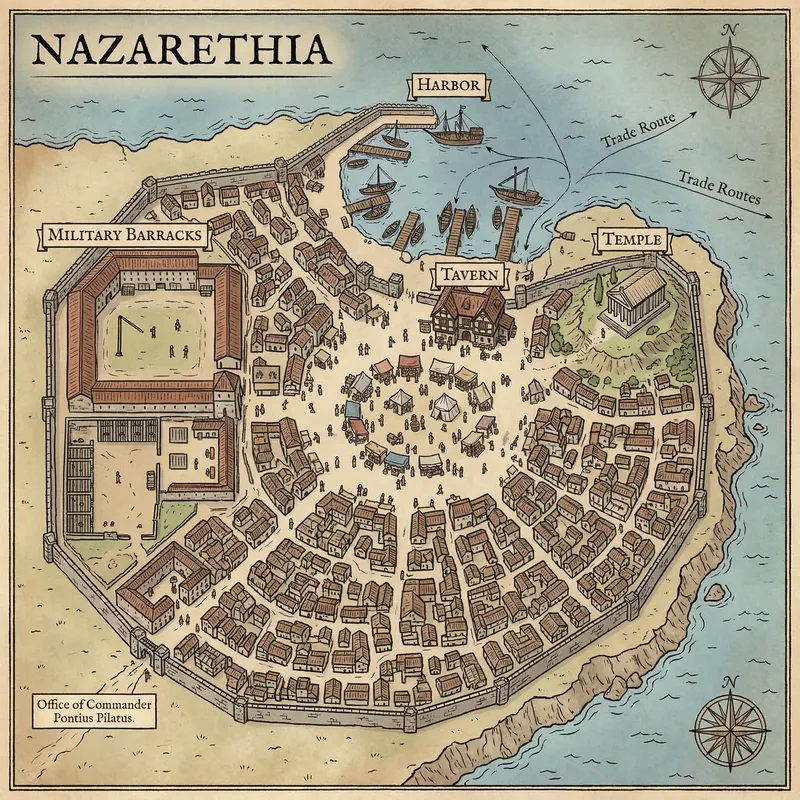 Explore Nazarethia: A Medieval Coastal City
