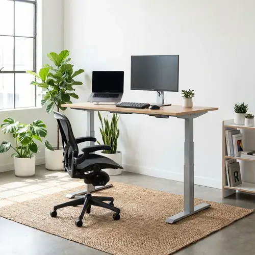 Modern Minimalistic Office Space with Ergonomic Design