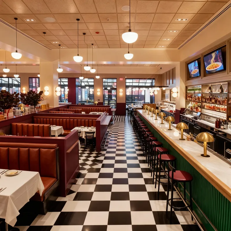 Retro Spaghetti Bar Next to Fenway Park