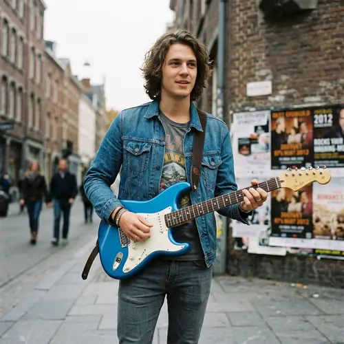 Kate Lucey 2012 Jeans Jacket Blue Guitar