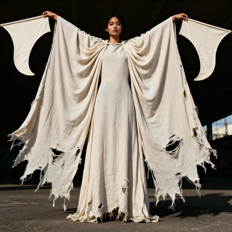Dramatic Full-Length Cape for Unique Style