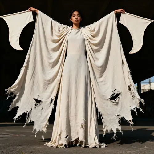 Dramatic Full-Length Cape for Unique Style