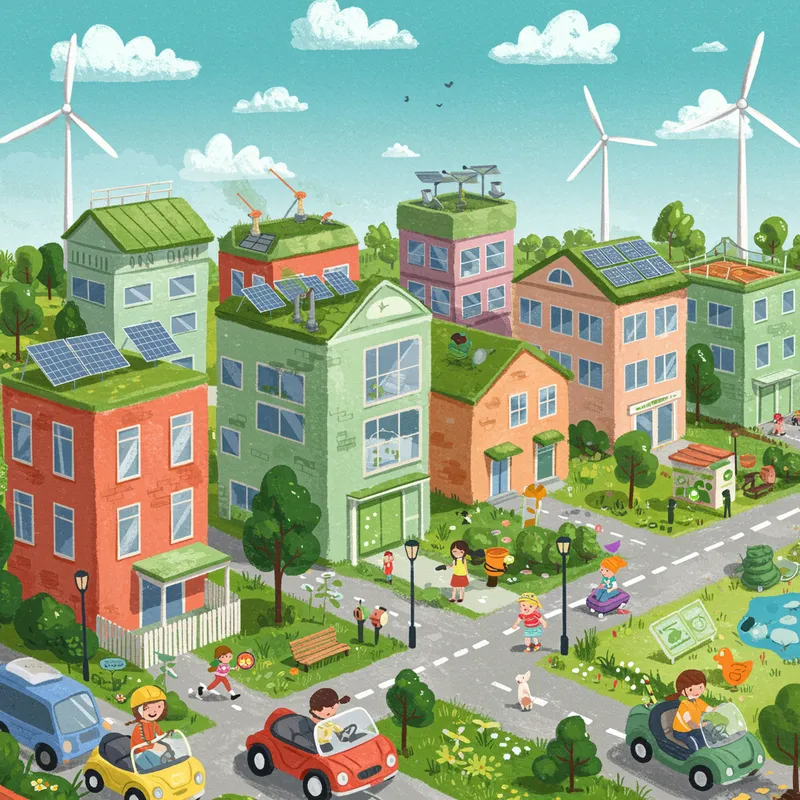 Sustainable City for Kids - Eco-Friendly Learning