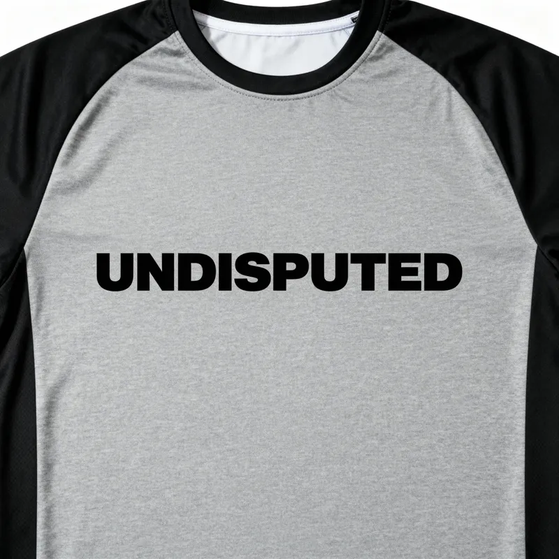 Custom UNDISPUTED Jersey in Grey and Black