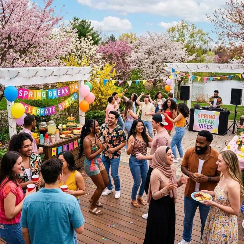 Spring Break Party: Fun Outdoors