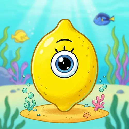 Cheerful Lemon Art: A SpongeBob-Inspired Delight