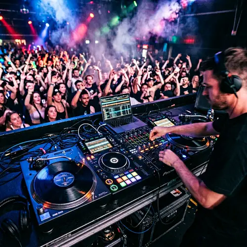 State-of-the-Art DJ Control Console | Vibrant Energy