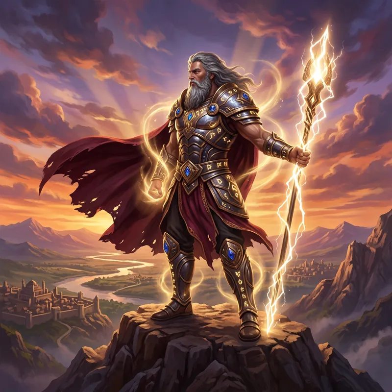 Powerful God in Majestic Setting