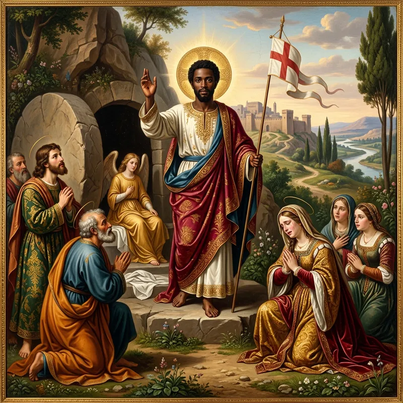 Renaissance Resurrection: Black Jesus Depiction