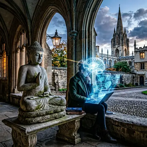 Pensive Buddha Meets AI in Europe