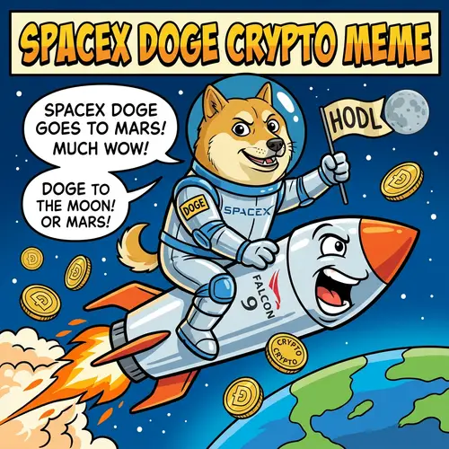 SpaceX Dog Crypto Meme: A Fun Cartoon Twist