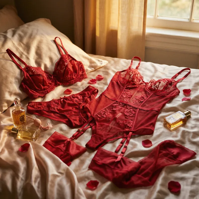 Sexy Red Lingerie for Every Occassion