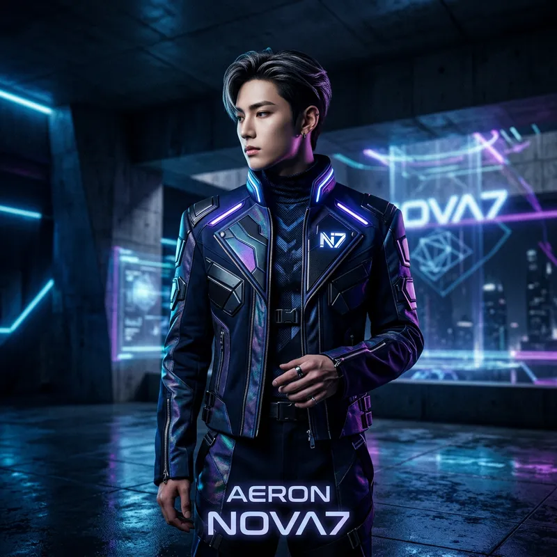 Aeron: Leader of Virtual K-Pop Group NOVA7 Aeron: Leader of Virtual K-Pop Group NOVA7