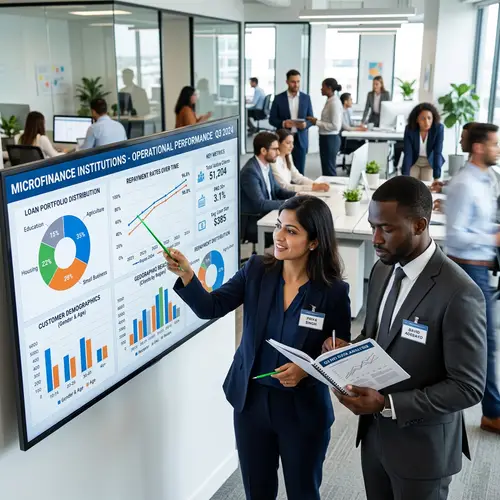 Microfinance Data Visualization: Key Metrics & Operations