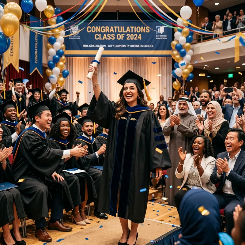MBA Graduation Celebration: A Joyous Moment