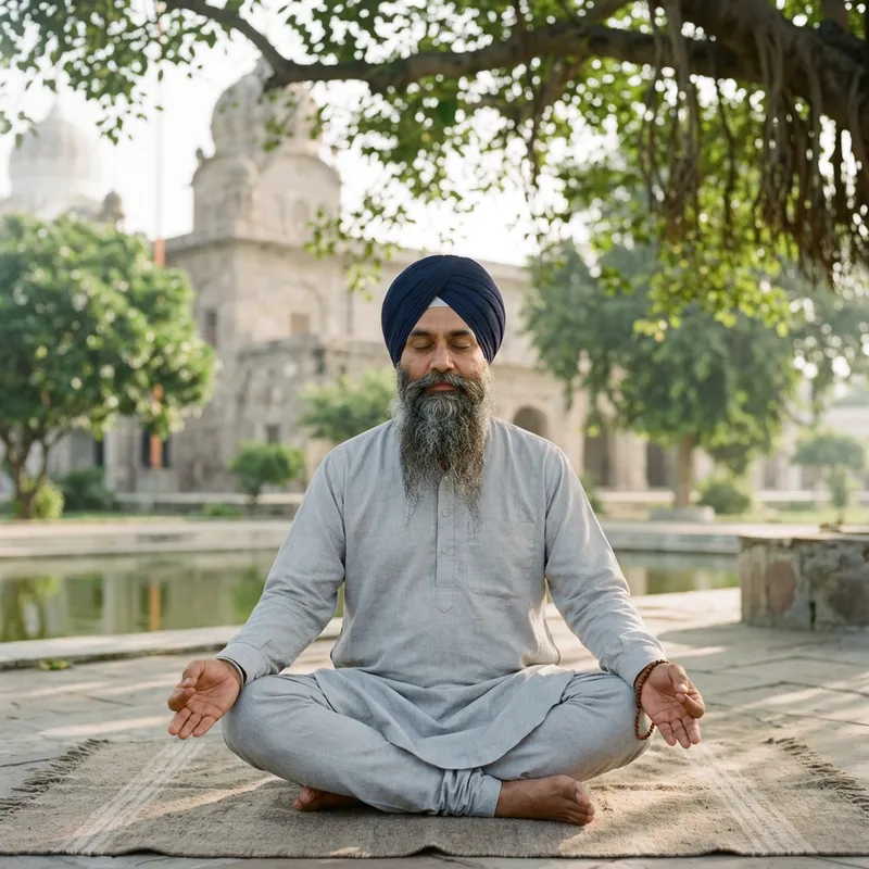 Sikh Meditating: Embrace Peace & Spiritual Growth