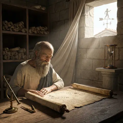 Greek Philosopher studying Science & Meteorology