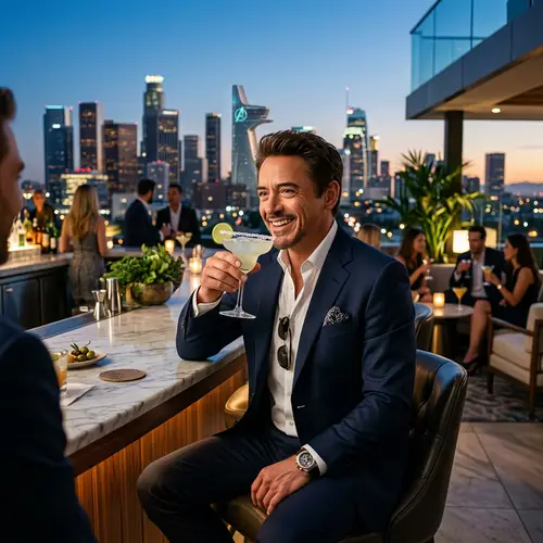 Tony Stark: Stylish Margarita Moments