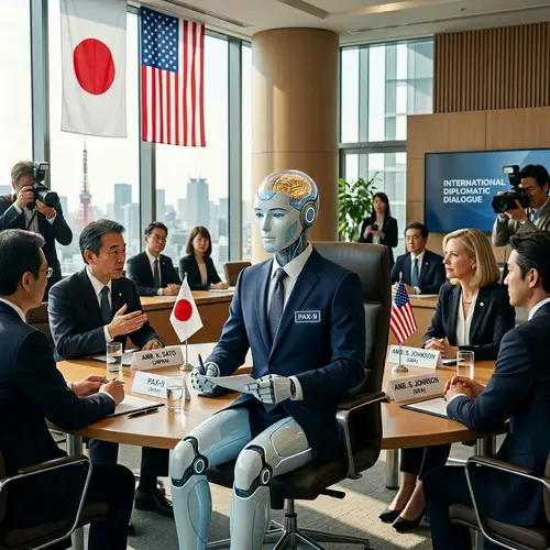 Meet PAX-9: The Humanoid Robot in Diplomacy