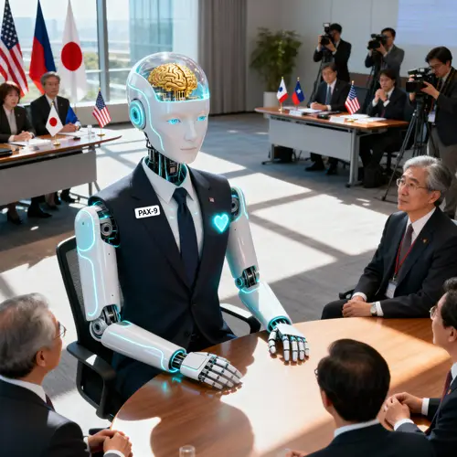 Meet PAX-9: The Humanoid Robot in Diplomacy
