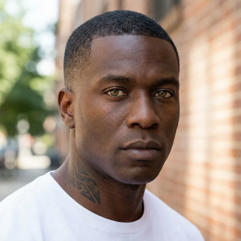 Stylish Portrait of a Handsome African American Man Stylish Portrait of a Handsome African American Man