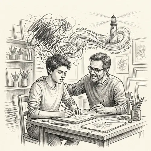 Artistic Pencil Drawing Techniques for Creative Coaching