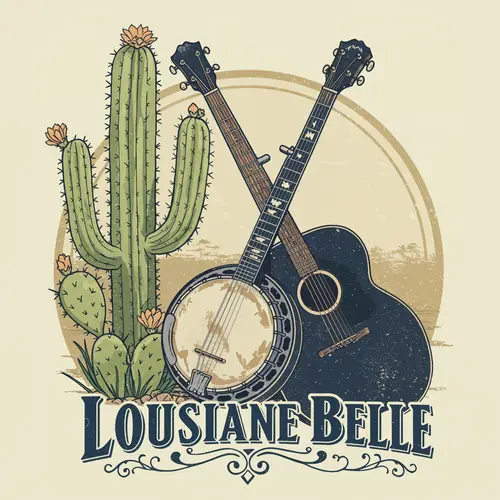 Elegant Tramp Logo T-Shirt | Louisiana Belle Design