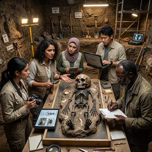 Mysterious Transformation of Unearthed Fossil - Archeologists Puzzle