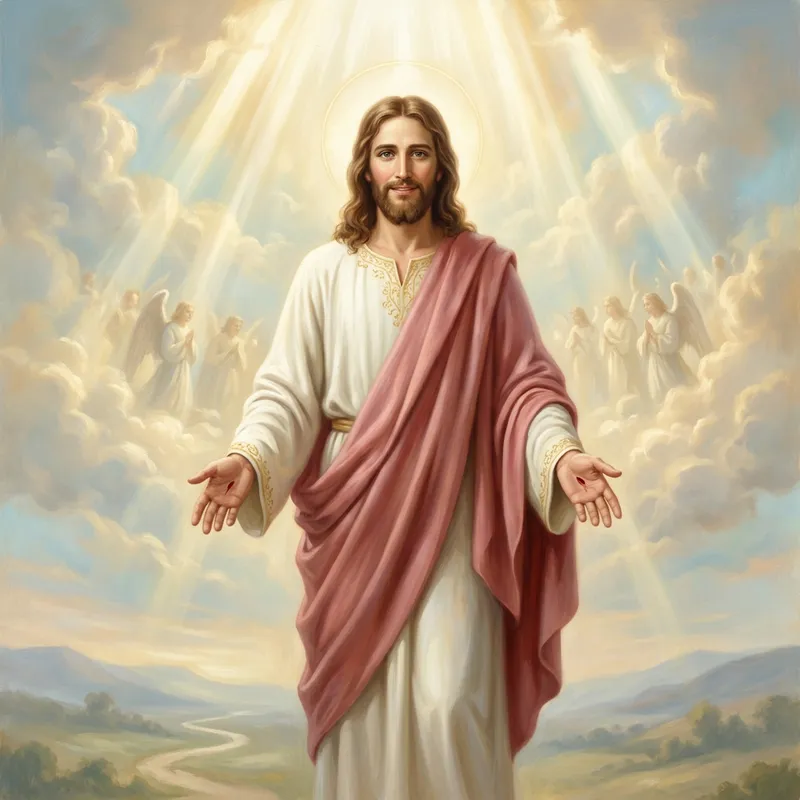 Resurrected Jesus Christ in Divine Splendor