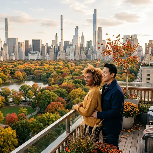 Serenity & Craft: Central Park View from High-rise Terrace