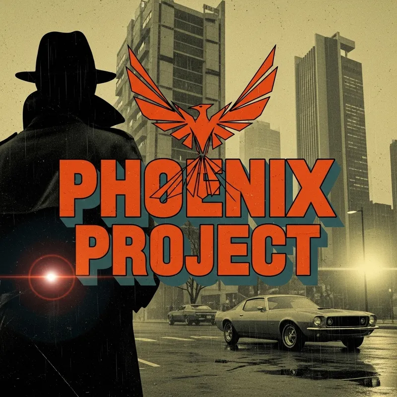 70s Style Spy Novel Cover: Progetto Fenice