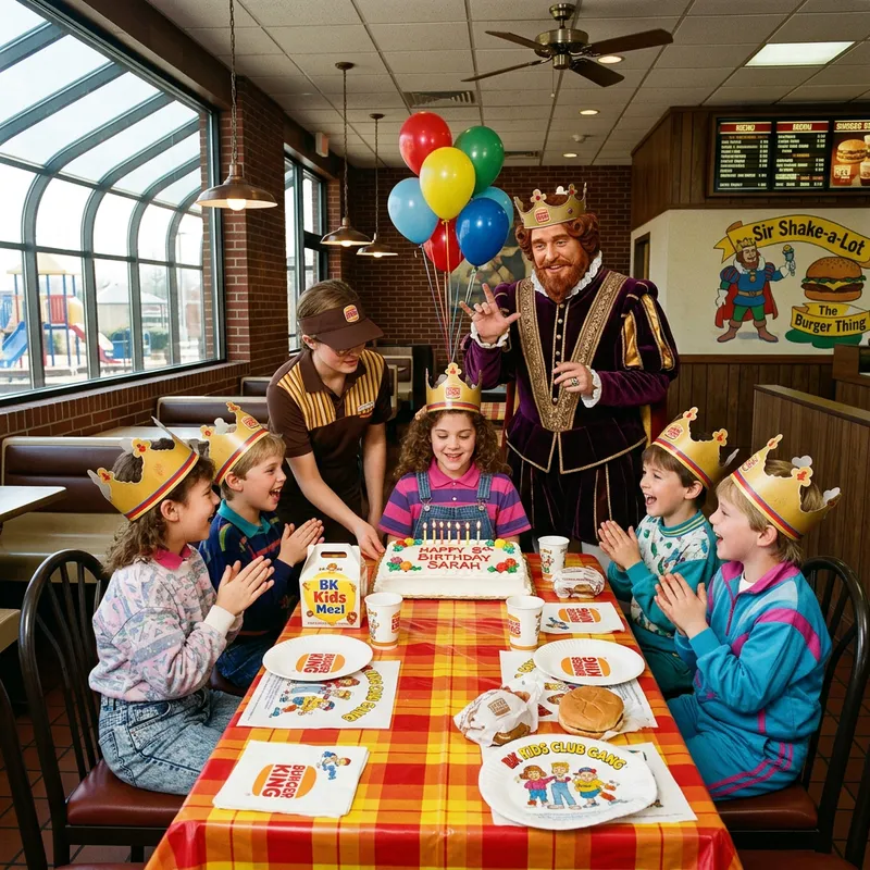 Birthday Parties at Burger King - 1988 Memories