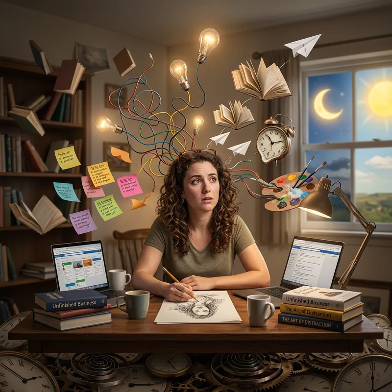 Surrealist Art Exploring ADHD | Unique Perspectives