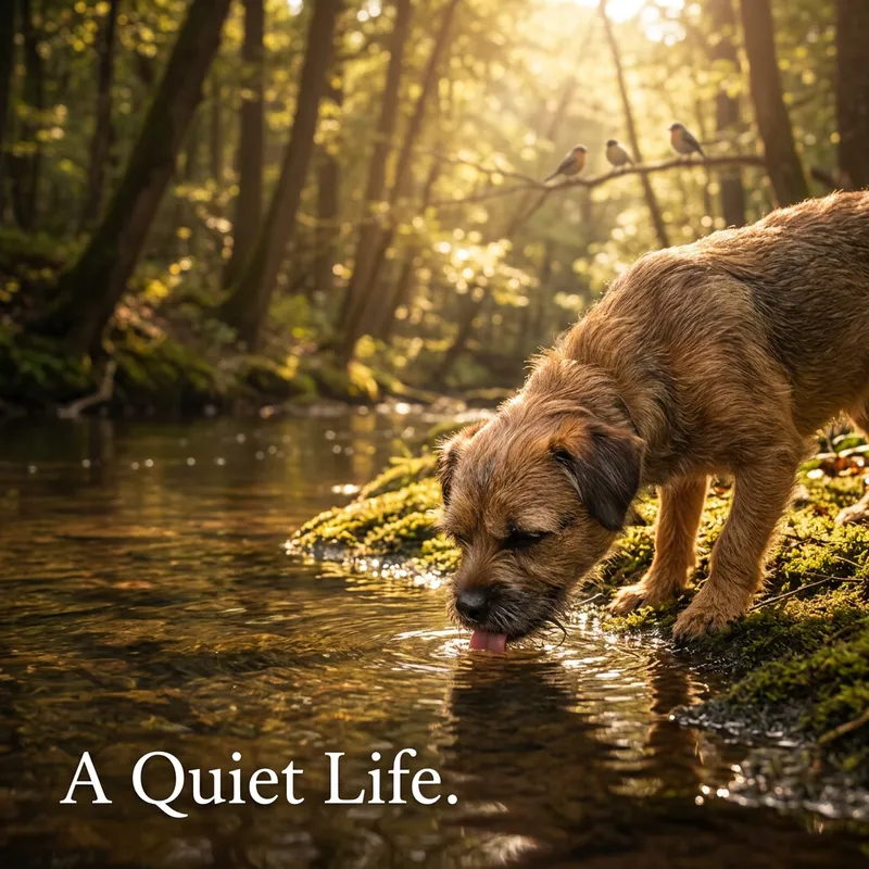 A Peaceful Life in the Forest - Adorable Dog A Peaceful Life in the Forest - Adorable Dog