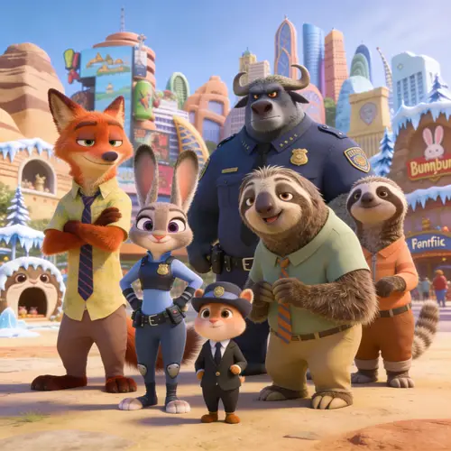 Zootopia Characters in Habitat Outfits