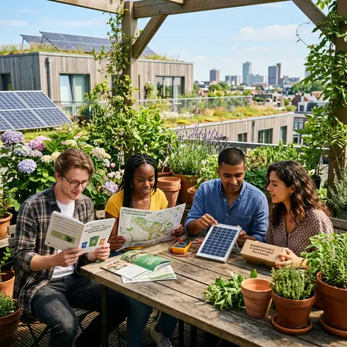 Friends Discovering Environmental Preservation Ideas