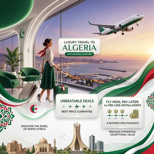 Luxury Plane Tickets to Algeria | Cheap Flights & Payment Options