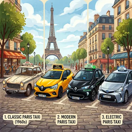 Paris Taxi Designs: Modern, Classic, and Electric Variations