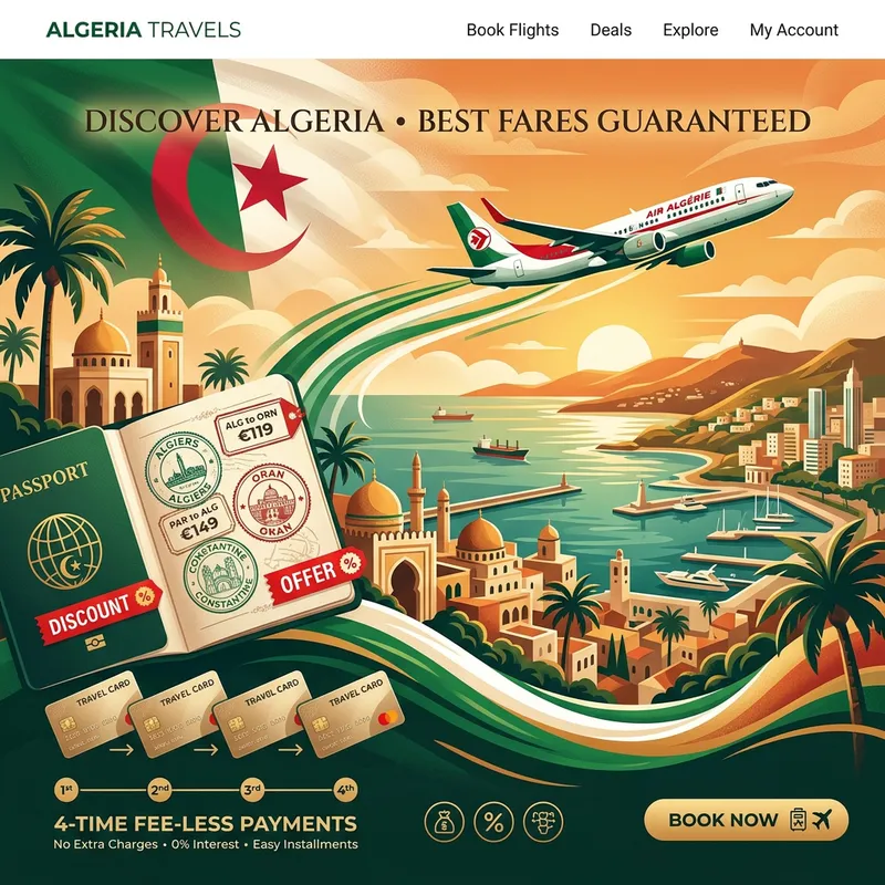 Fly to Algeria for Less - Easy Payment Plans | Book Now Fly to Algeria for Less - Easy Payment Plans | Book Now