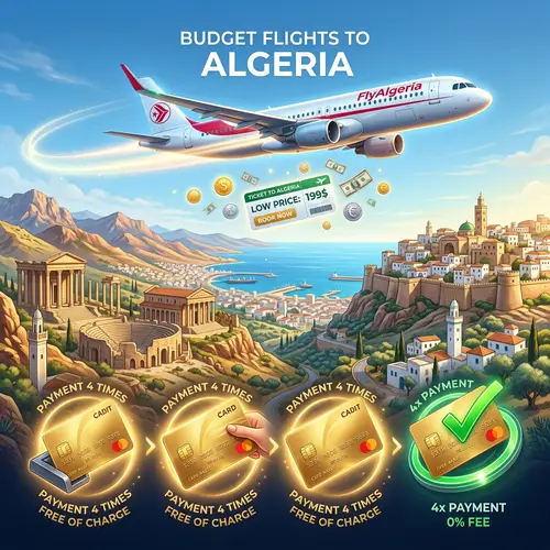 Luxury Plane Tickets to Algeria | Affordable Prices & Easy Payment