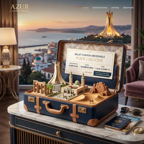Luxury Travel Agency: Affordable Airline Tickets to Algeria