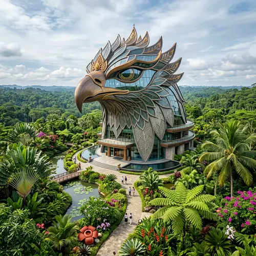 Explore Nusantara Botanical Garden's Garuda-Inspired Design