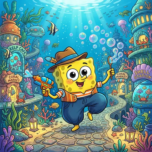 Gangster SpongeBob: A Fun Aquatic Adventure