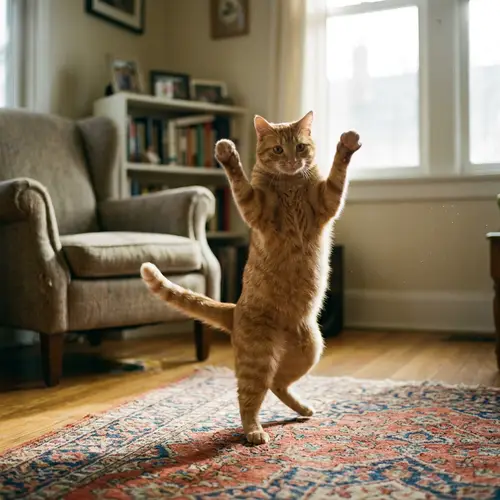 Dancing Cat: Joyful Movements & Fun Videos