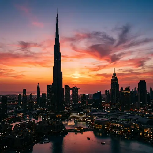 Sunset Majesty at Burj Khalifa
