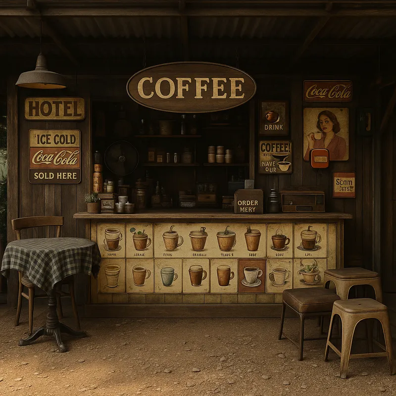Vintage Coffee Shop Design Ideas
