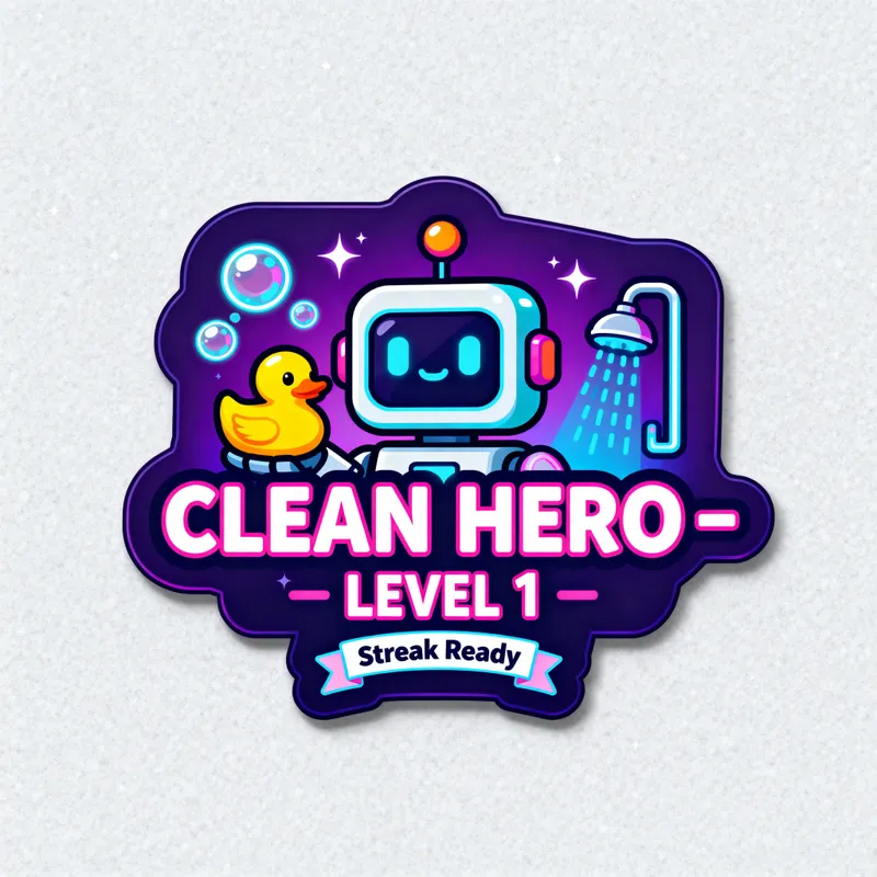 Family Link AI Clean Hero Badge for Kids