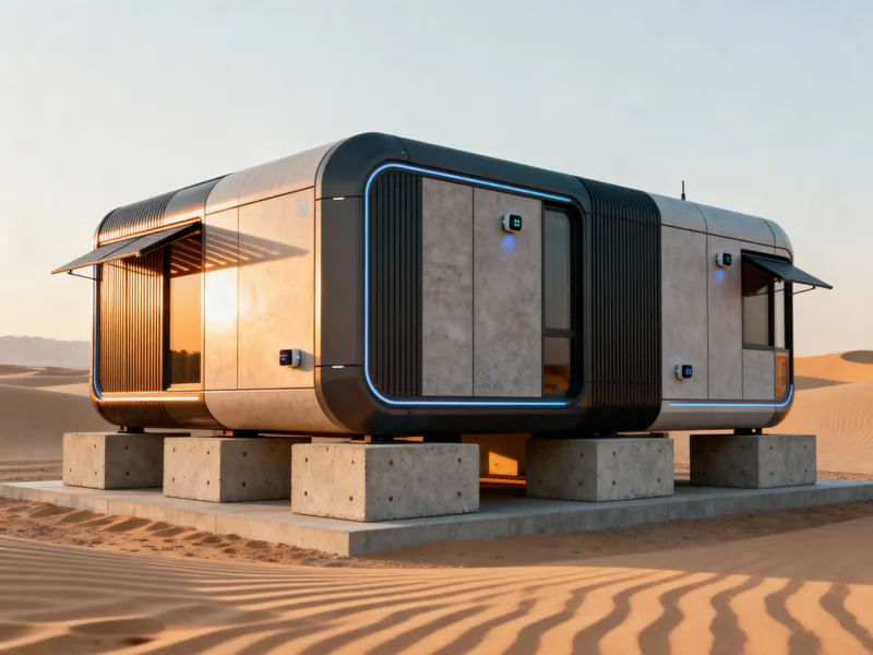 Futuristic Smart Modular Housing Concept